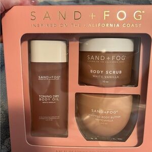 SAND + FOG White Vanilla Bath & Body Set